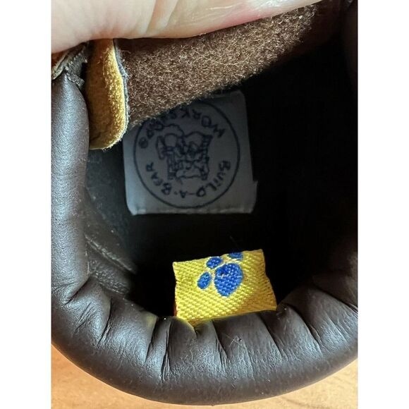 Build A Bear Workshop BAB Timberland Brown Work Boots Laced - Picture 7 of 8